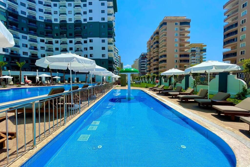 Mahmutlar Serenty Residence 1 + 1 Luxury Hotel Luaran gambar